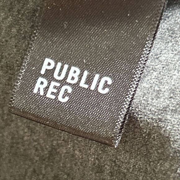 Public Rec Shirt Mens Small Charcoal Gray Hooded Performance Pima Cotton Tencel - Picture 4 of 9